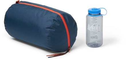 Outdoor Afro + REI Co-op Nature Nap Satin Pillow Water bottle not included.
