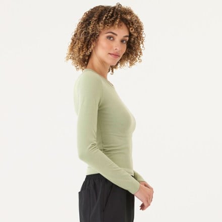 Threads 4 Thought Alice Luxe Jersey Long-Sleeve Fitted T-Shirt - Women's 2