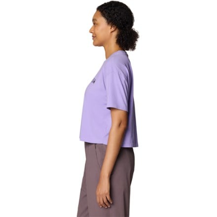 Mountain Hardwear MHW Logo Boxy Crop Shirt - Women's 2