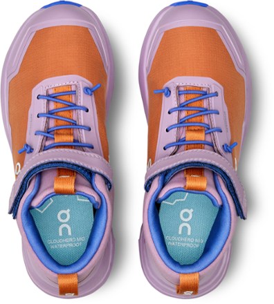 On Cloudhero Mid Waterproof Hiking Shoes - Little Kids' 4