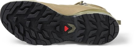 Salomon Outback 500 GTX Hiking Boots - Men's Sole view (Burnt Olive/Mermaid/Black)