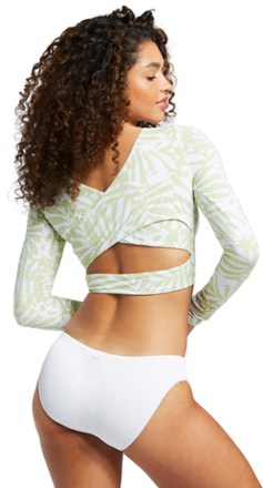 Roxy Waves for Days Crop Rashguard - Women's 1