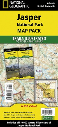 National Geographic Jasper National Park Map Pack 0