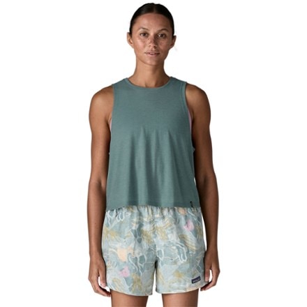 Patagonia Capilene Cool Trail Crop Tank Top - Women's 1