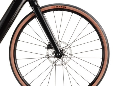 Cannondale Topstone Neo 5 Electric Bike Front wheelset (Black Pearl/Graphite)