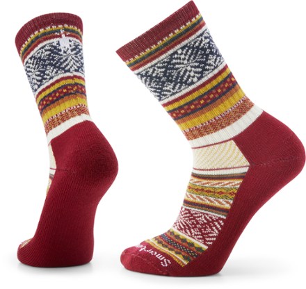 Smartwool Everyday Fair Isle Sweater Light Cushion Crew Socks | REI Co-op