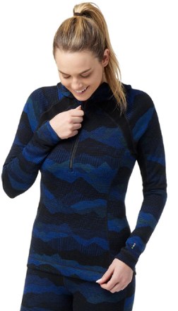 Smartwool Classic Thermal Merino Base Layer Half-Zip Hoodie - Women's 1