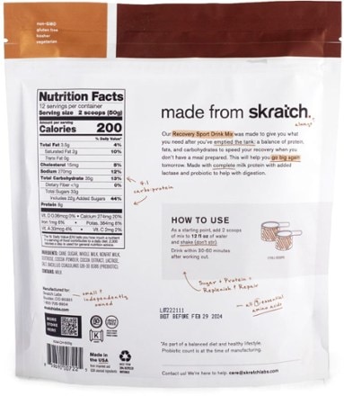 Skratch Labs Sport Recovery Drink Mix - 12 Servings 1