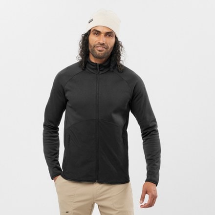 Salomon Essential Warm Full-Zip Mid Layer Jacket - Men's 1