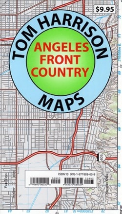 Tom Harrison Cartography Angeles Front Country Trail Map 0