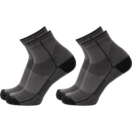 REI Co-op COOLMAX EcoMade Lightweight Tech Hiking Quarter Socks - Seconds - 2 Pairs 0