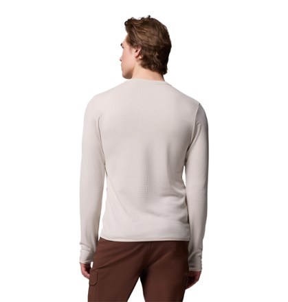 Columbia Tech Trail Utility Warm LS: Maglia Tecnica Manica Lunga Uomo, Omni-Wick, UPF 50, Dark Stone