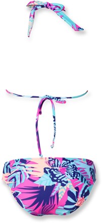 Back View (Sky Blue Paradise Floral)