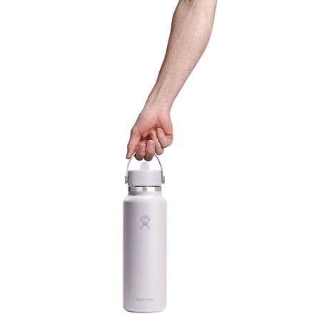 Hydro Flask Wide-Mouth Vacuum Water Bottle with Flex Straw Cap - 40 fl. oz. 2