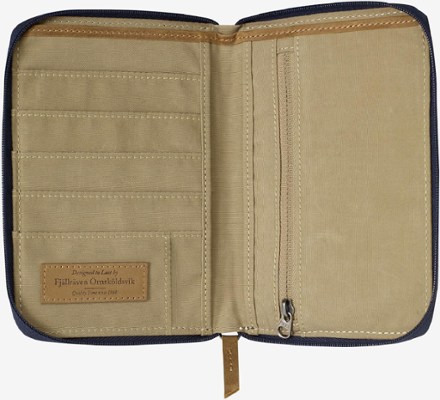 Multicolor Half Zip Wallet - Brown