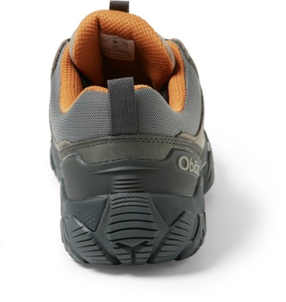 Oboz Sawtooth X Low Hiking Shoes - Men's Back view (Hazy Gray)