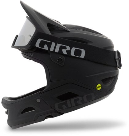 Giro Switchblade MIPS Bike Helmet Detail view (Matte Black/Gloss Black)