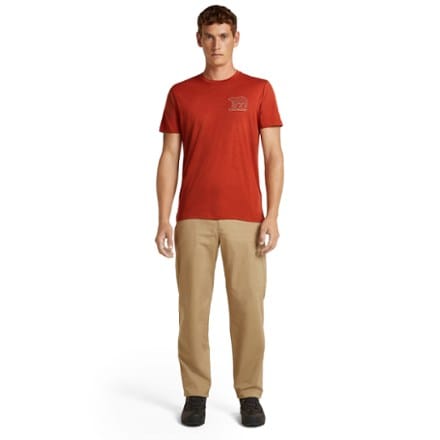 Icebreaker Merino 150 Tech Lite Forest Footsteps T-Shirt - Men's 3