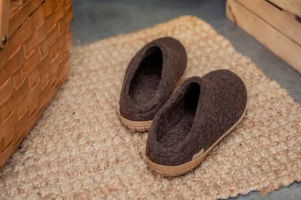 glerups Model B Slip-On Slippers - Men's 7