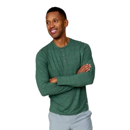 Free Country Super Loft Long-Sleeve Henley Shirt - Men's 0
