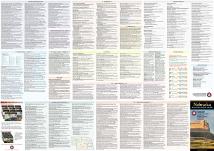 Benchmark Maps Nebraska Recreation Map 2