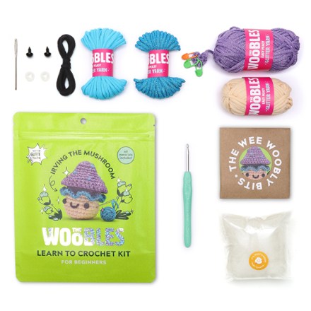 The Woobles Irving the Mushroom Crochet Kit 2