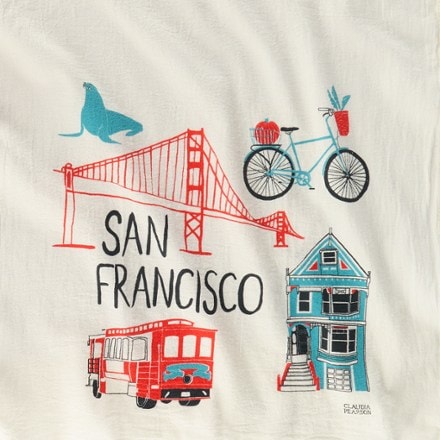 Claudia Pearson San Francisco Tea Towel 2