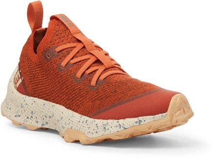 REI Co-op Swiftland MT Trail-Running Shoes - Women's 3/4 view (Deep Orange)
