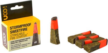 UCO Stormproof Sweetfire Fire Starter Points - Package of 8 0