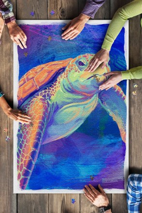 Lantern Press Sea Turtles Mosaic Puzzle - 1,000 Piece 1