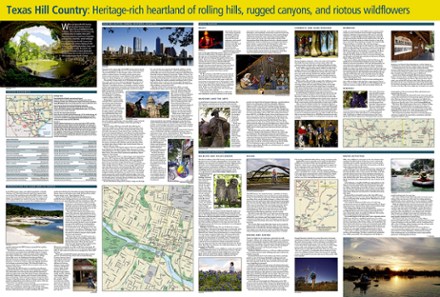 National Geographic Texas Hill Country Destination Touring Map and Guide 2