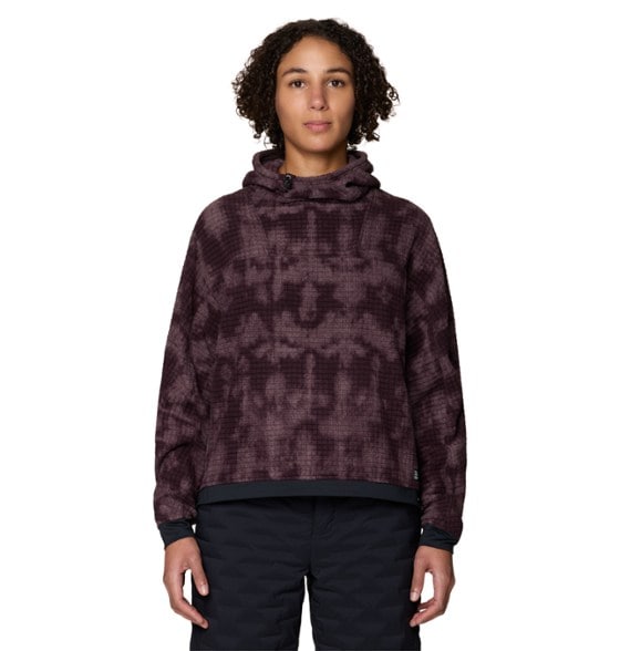 On Body Image of color Deep Mulberry Shadowdye Print
