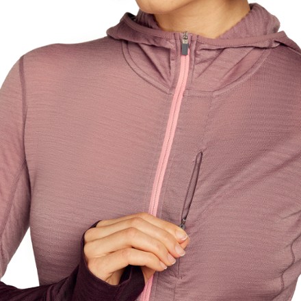 Icebreaker Merino Blend 200 RealFleece Descender Long-Sleeve Zip Hoodie - Women's 5
