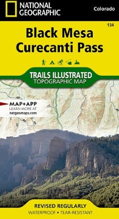 National Geographic Black Mesa / Curecanti Pass Topographic Map 0