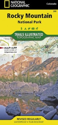 National Geographic Rocky Mountain National Park Trail Map 0
