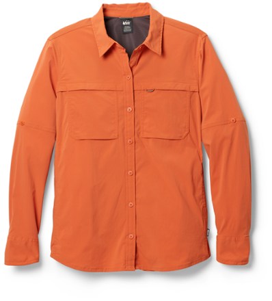 REI Co-op Wo Sahara Solid Long-Sleeve Shirt - Women