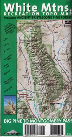 Sierra Maps White Mountains, California, Recreation Map 0