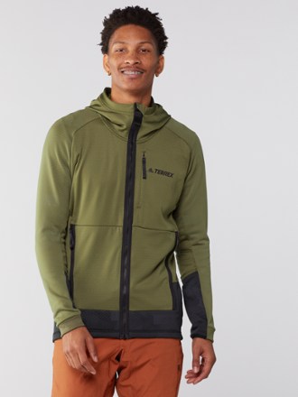 adidas Terrex Tech Flooce Hooded Fleece Jacket - Men's | REI Co-op