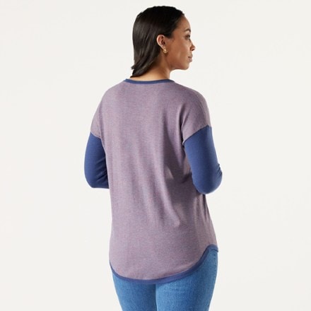 Smartwool Shadow Pine Colorblock Sweater - Women's 1