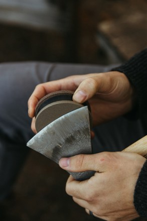 Straight Grain Supply Dual-Grit Axe Sharpening Stone 6
