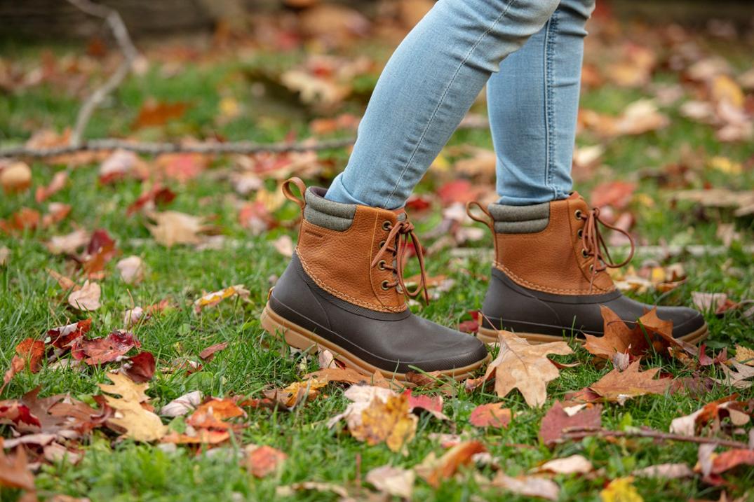 Location Image for Originals Leather Lace-Up Duck Boots - Women's