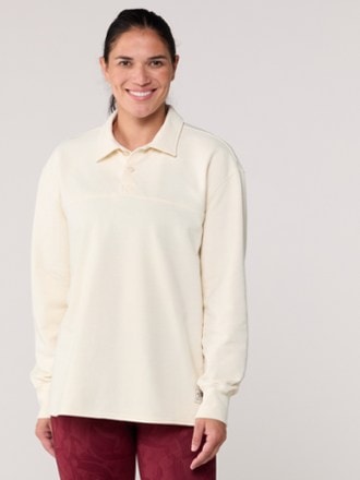 The North Face Long-Sleeve Heritage Patch Rugby Shirt - Women's 1