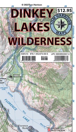 Tom Harrison Cartography Dinkey Lakes Wilderness Map 0