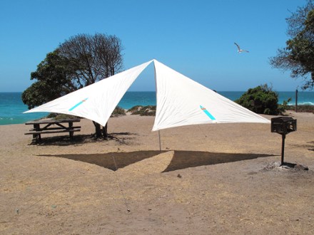 In use at the beach (Antique Whi