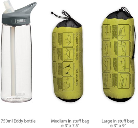 Size reference stuffed compared to Bottle (Lime)