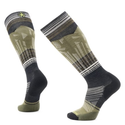 Smartwool Ski Targeted Cushion Summit Shot Over The Calf Socks - Men's 0