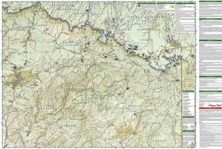 National Geographic Hellsgate, Salome, & Sierra Ancha Wilderness Areas Topographic Map 2