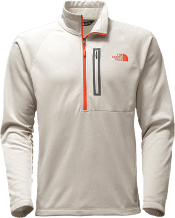 half zip north face fleece