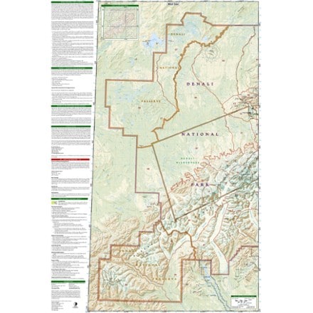 National Geographic Denali National Park and Preserve Trail Map 2