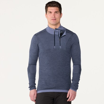 Smartwool Intraknit Thermal Max Merino Quarter-Zip Base Layer Top - Men's 2